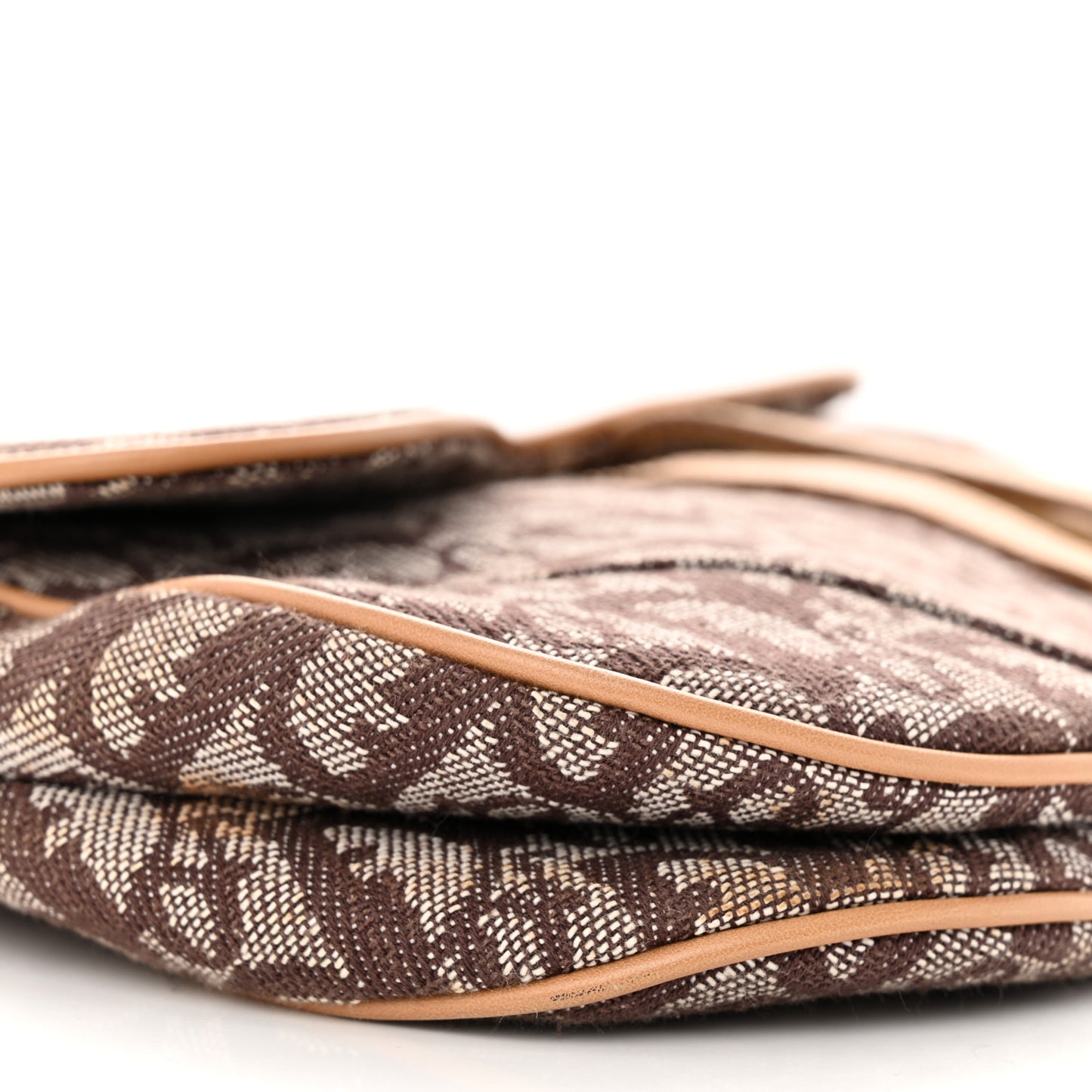Monogram Saddle Bag Brown