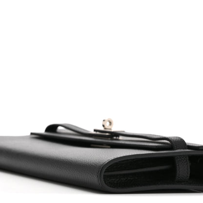 Hermes Epsom Kelly Wallet To Go Black 11 of 12