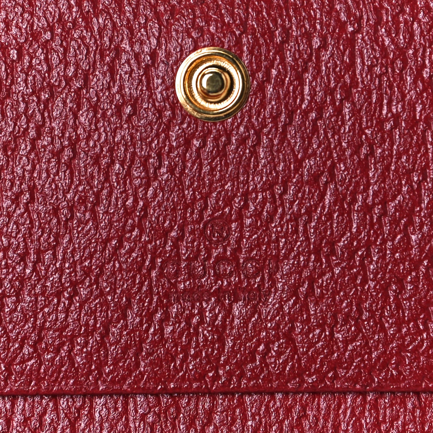 GG Supreme Monogram Flora Web Ophidia Card Case Red