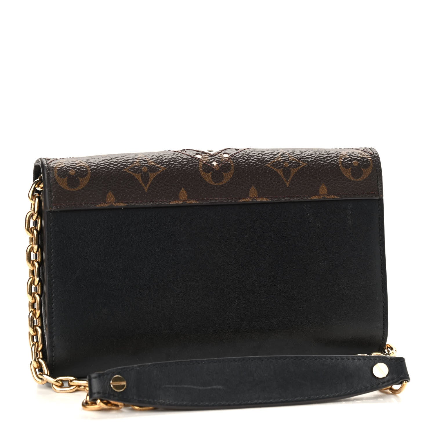 Louis Vuitton Veau Satin Monogram Twist Chain Wallet 3 of 10