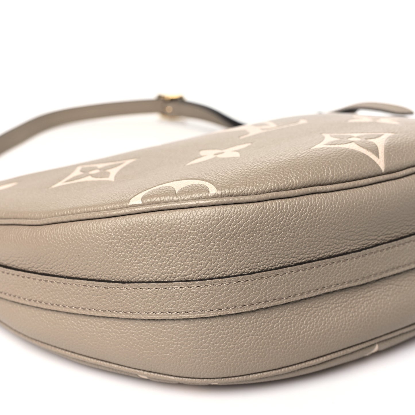 Empreinte Monogram Giant Loop Hobo Dove Gray Cream