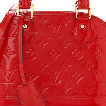 Louis Vuitton Vernis Alma BB Pomme D'Amour 7 of 9