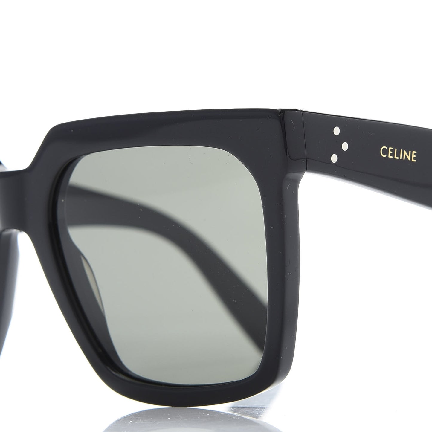Acetate Polarized Oversized Sunglasses CL4055IN Black