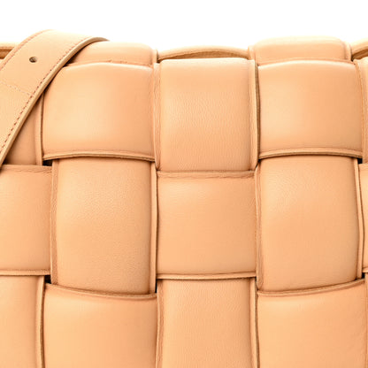 Bottega Veneta Nappa Maxi Intreccio Padded Cassette Crossbody Bag Almond 7 of 10