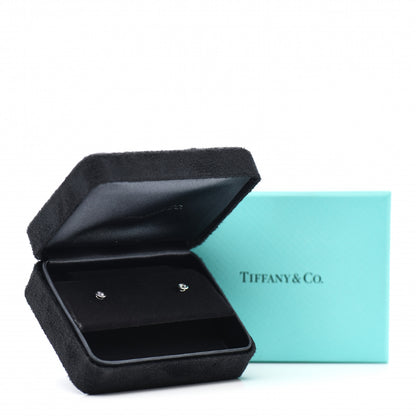 Tiffany Platinum Diamond .16ctw Elsa Peretti Diamonds By The Yard Earrings 6 of 6