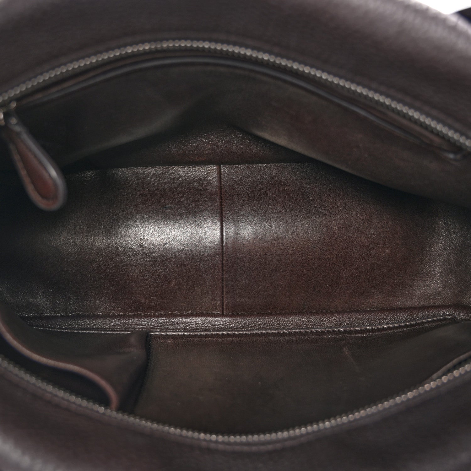 The Row Grained Calfskin E/W Top Handle Bag Deep Brown 5 of 11