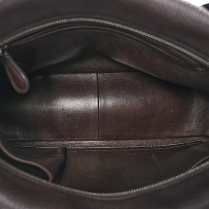 The Row Grained Calfskin E/W Top Handle Bag Deep Brown 5 of 11