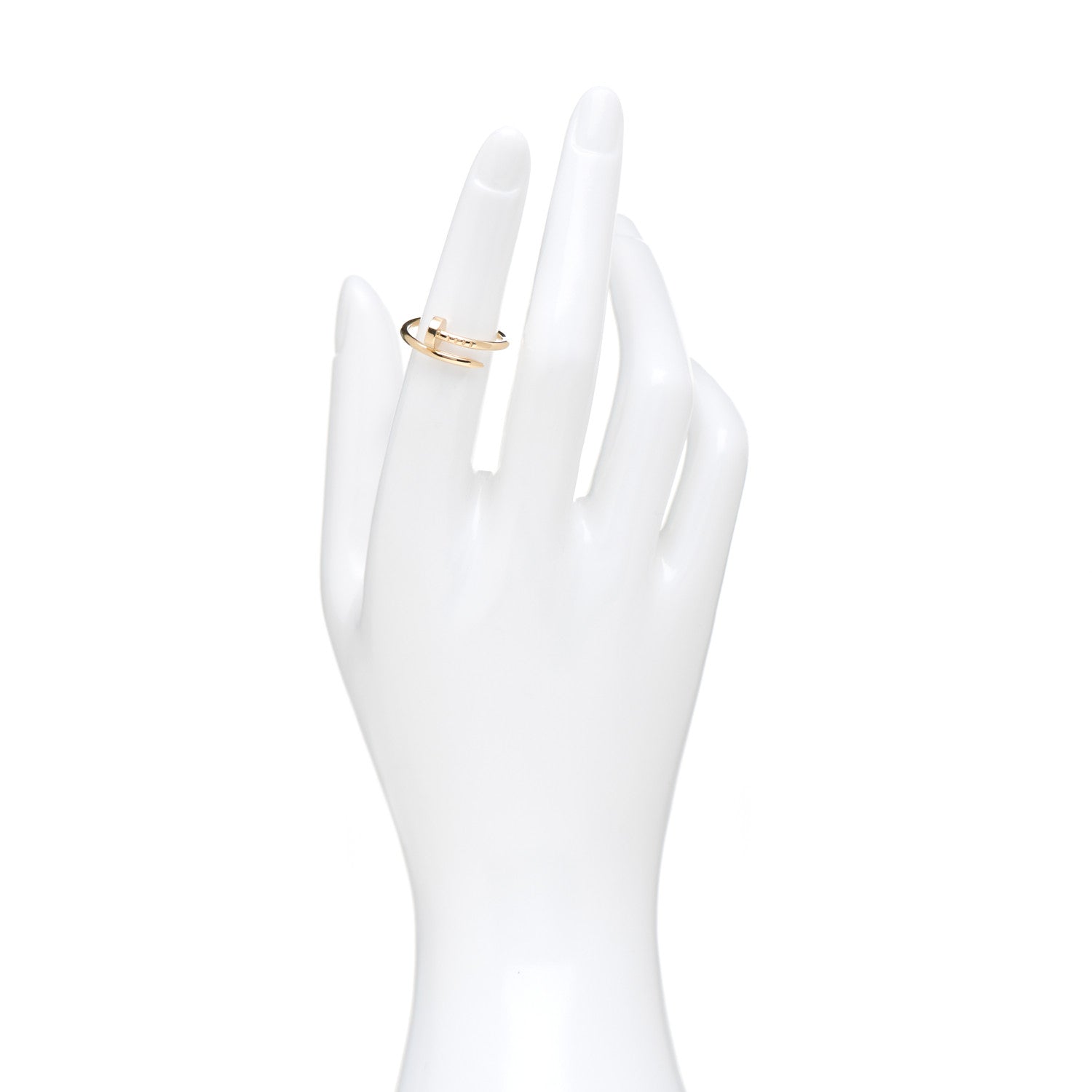 Cartier 18K Yellow Gold Small Juste Un Clou Ring 50 5.25 2 of 5