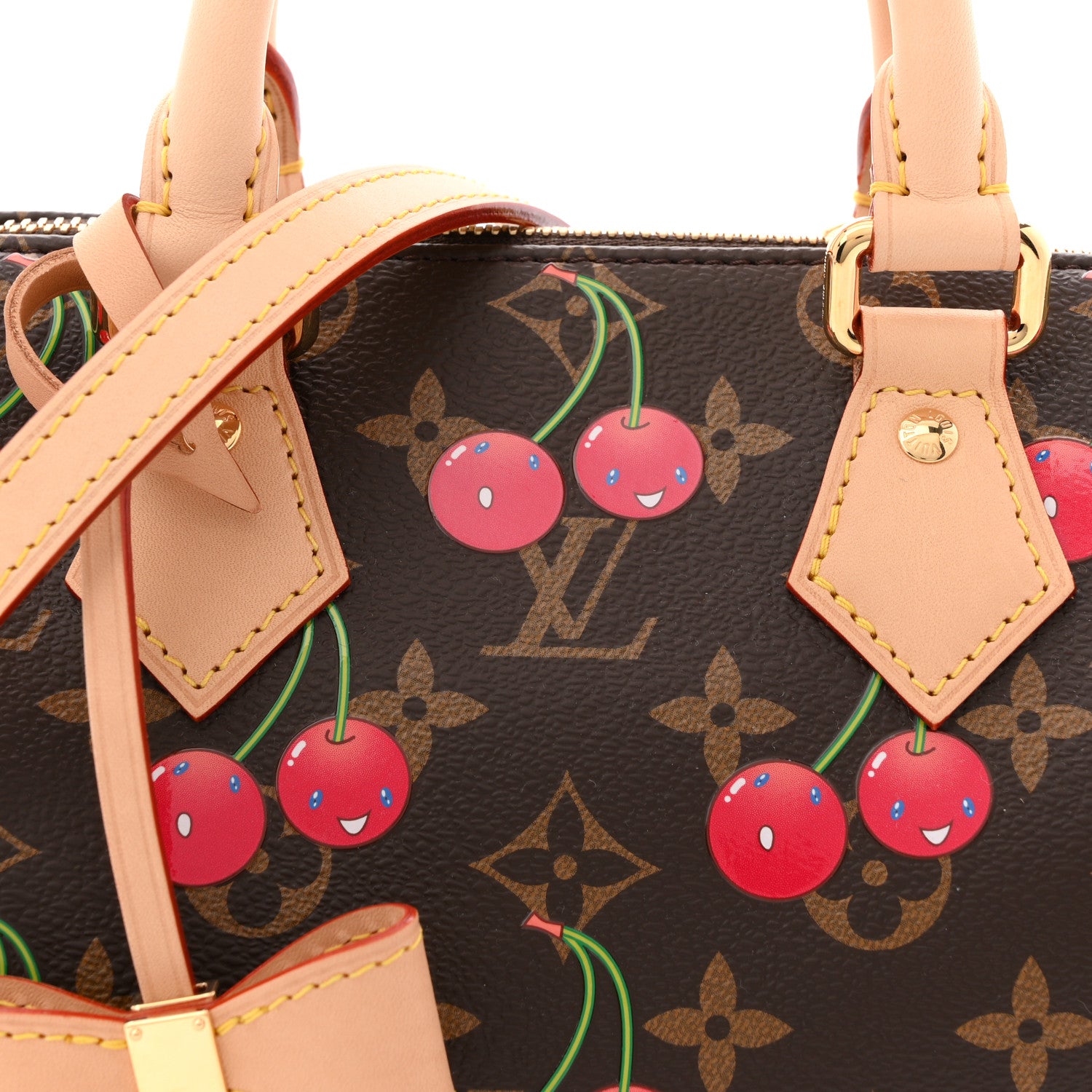 Louis Vuitton LV X TM Monogram Cerises Speedy Bandouliere 20 7 of 10