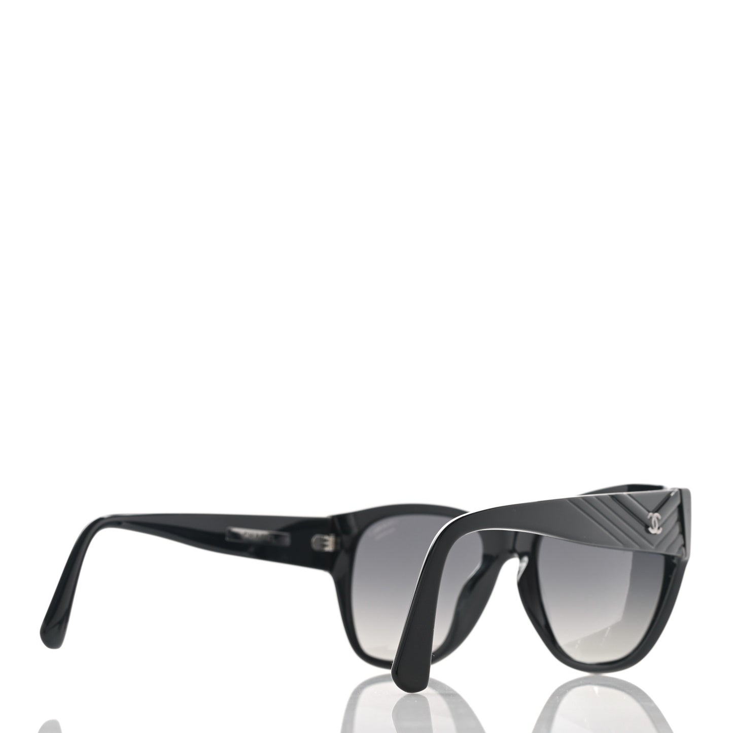 Acetate Polarized Butterfly CC Sunglasses 5412 Black