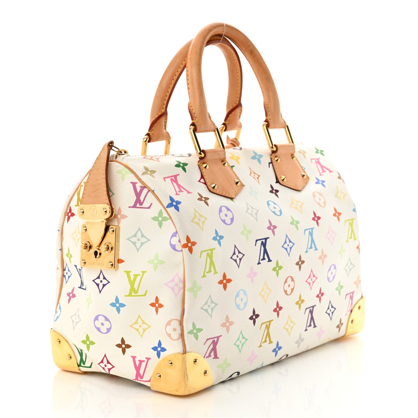 Monogram Multicolor Speedy 30 White