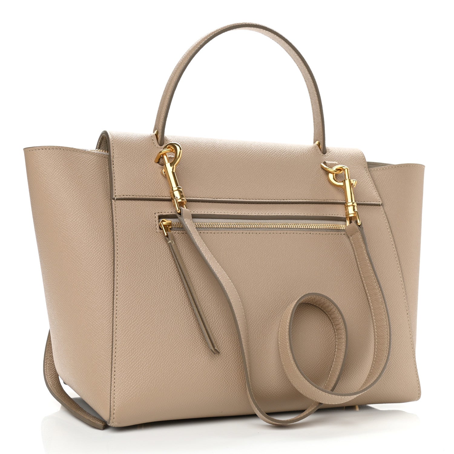 Celine Grained Calfskin Mini Belt Bag Dune 3 of 10