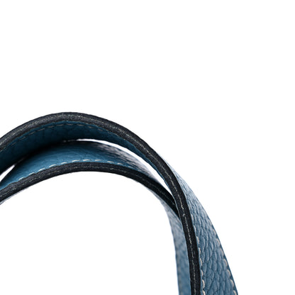 Hermes Taurillon Clemence Picotin Lock 18 PM Blue Jean 11 of 12