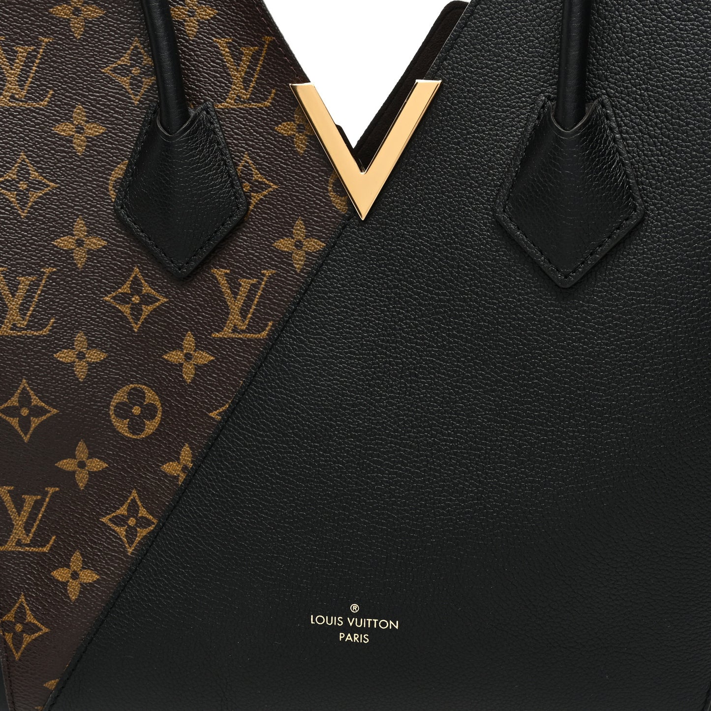 Calfskin Monogram Kimono Tote Black