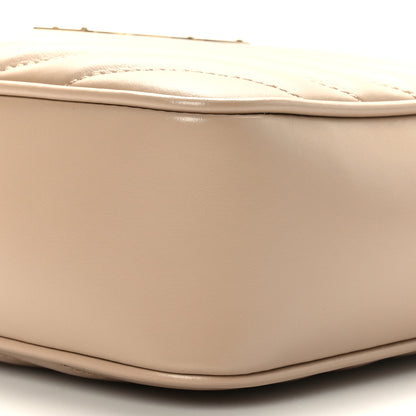 Saint Laurent Calfskin Matelasse Monogram Lou Camera Bag Dark Beige 9 of 9