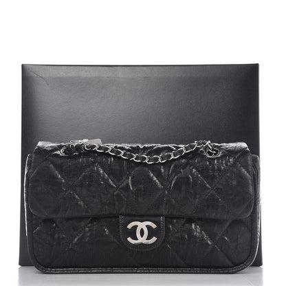Chanel Coated Canvas Quilted Le Marais Flap Black 8 of 8
