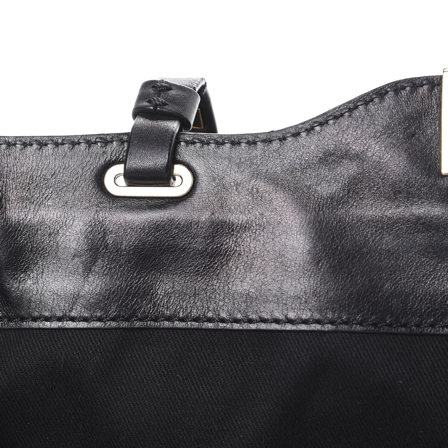 Valentino Garavani Vitello Medium Rockstud Tote Black 11 of 18