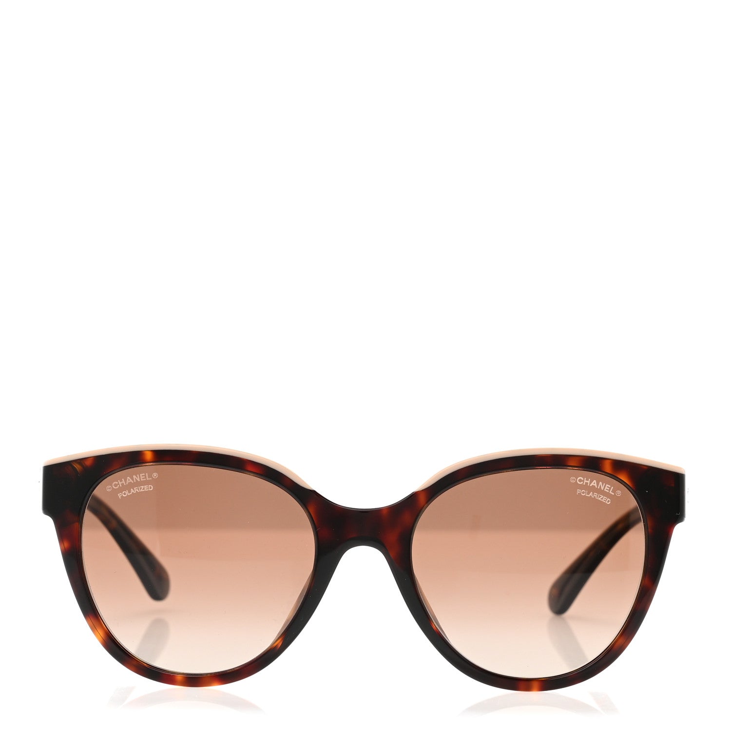 Chanel Acetate Polarized CC Butterfly Sunglasses 5414-A Tortoise 2 of 8