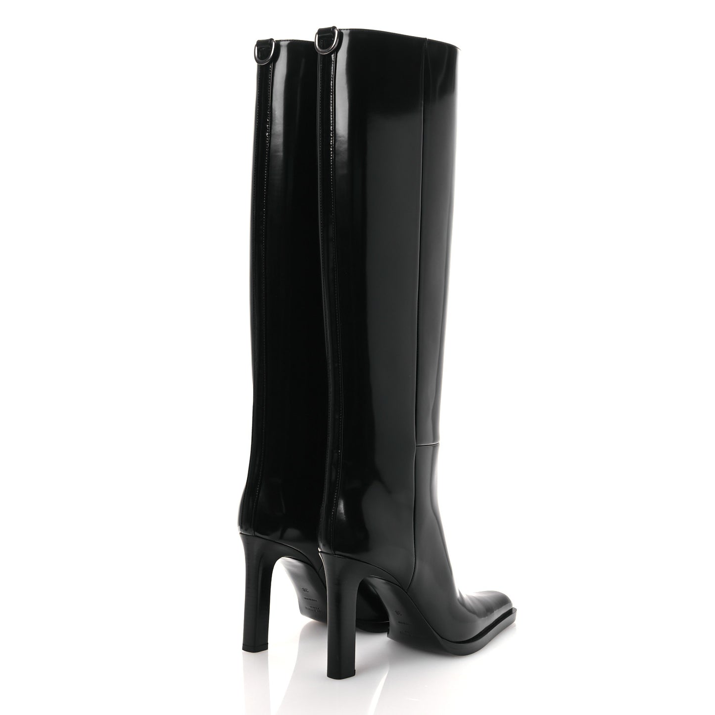 Vitello Marilyn Nina 95 Knee High Boots 38 Black