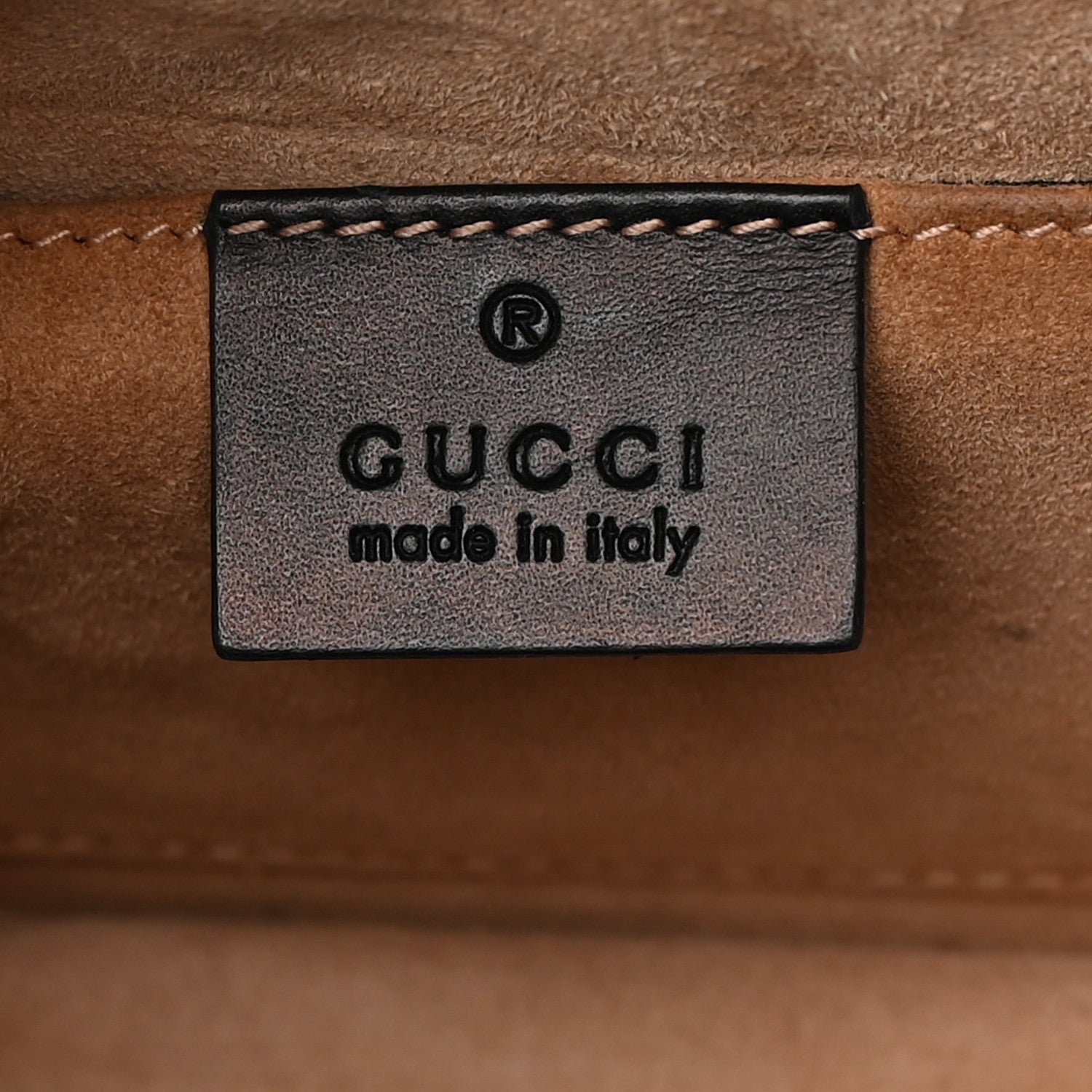 Gucci Calfskin Animal Studs Mini Sylvie Top Handle Bag Black 6 of 20