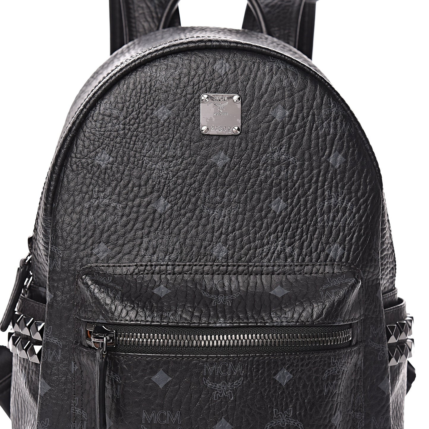 Visetos Small Side Stud Stark Backpack Black
