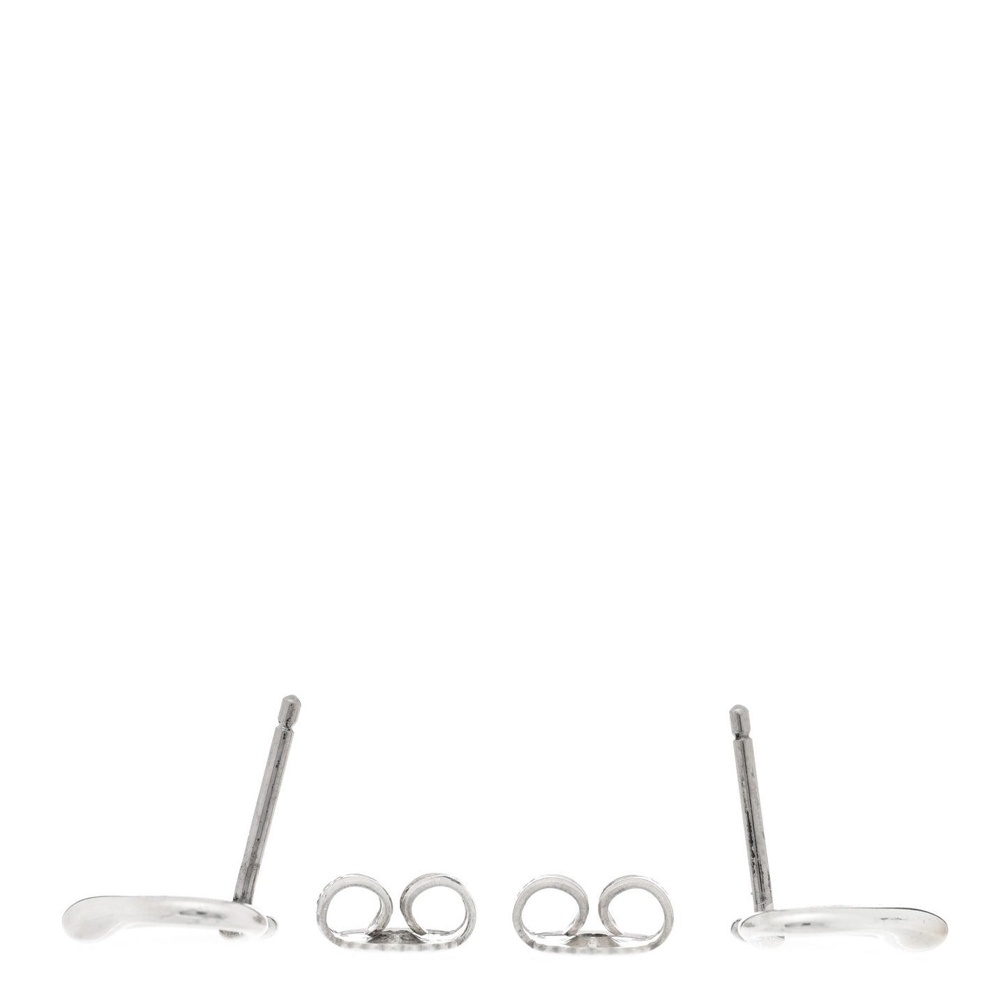 Sterling Silver Elsa Peretti 11mm Open Heart Earrings