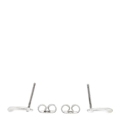 Tiffany Sterling Silver Elsa Peretti 11mm Open Heart Earrings 3 of 5