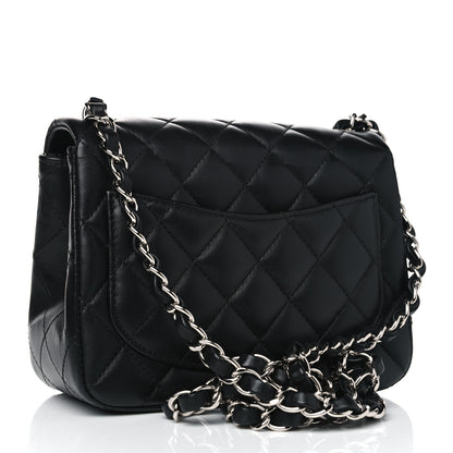 Chanel Lambskin Quilted Mini Square Flap Black 2 of 4