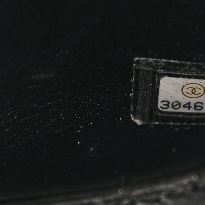 Chanel Calfskin Quilted Mini Nailed CC Flap Bag Black 7 of 13