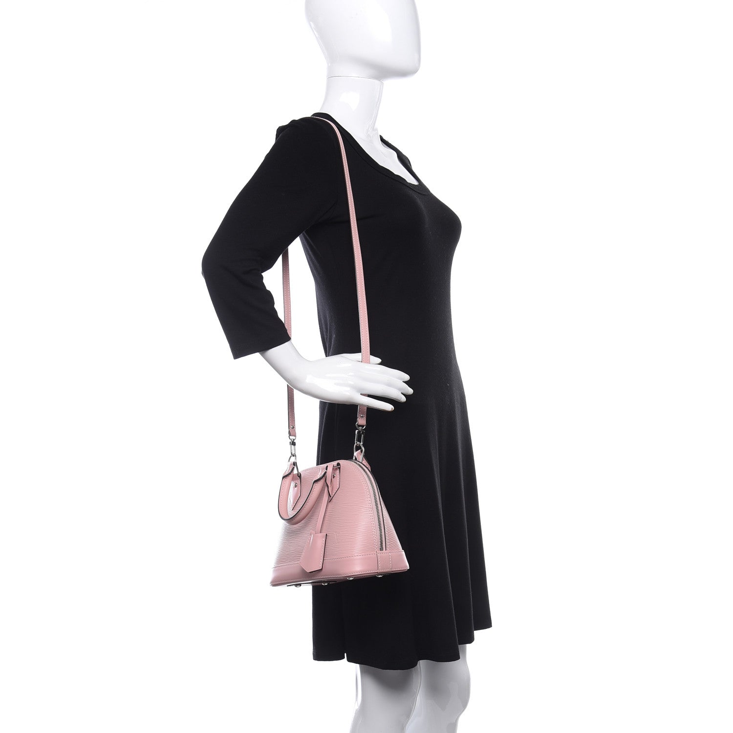 Louis Vuitton Epi Alma BB Rose Ballerine 2 of 15