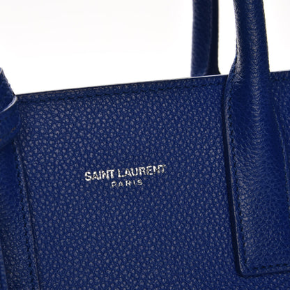 Saint Laurent Calfskin Nano Sac De Jour Cobalt Blue 8 of 9