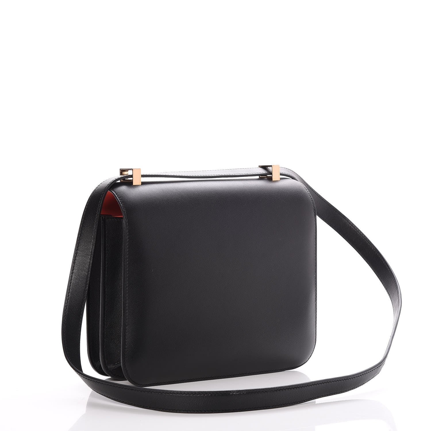 Hermes Swift Horseshoe Constance 24 Black Rose Jaipur 3 of 44