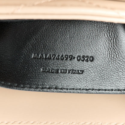 Saint Laurent Calfskin Y Quilted Monogram Small Loulou Chain Satchel Dark Beige 8 of 11