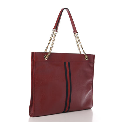 Gucci Calfskin Large Rajah Chain Tote Romantic Cherry 3 of 10