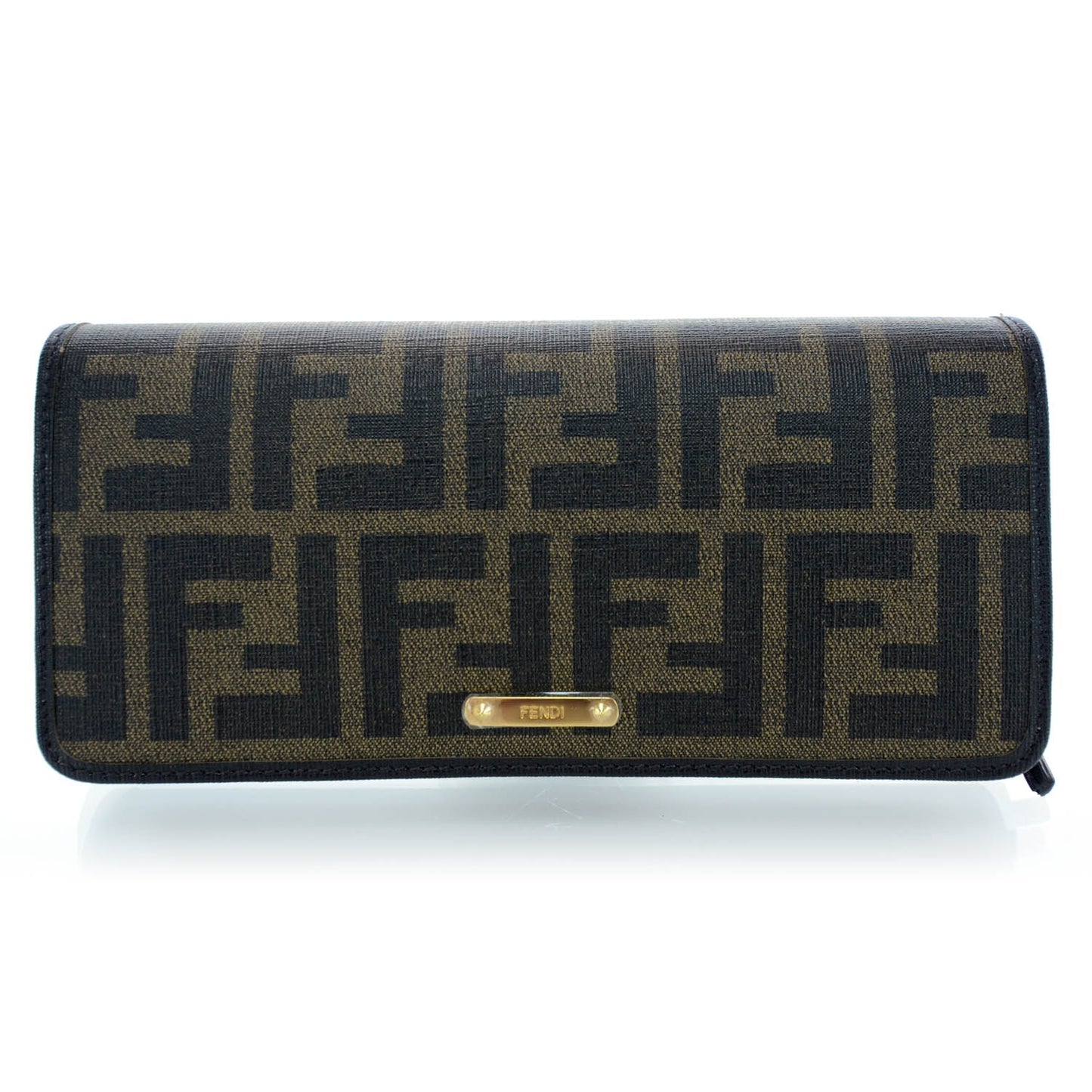 Zucca Spalmati Vitello Elite Continental Wallet Tobacco Ebano