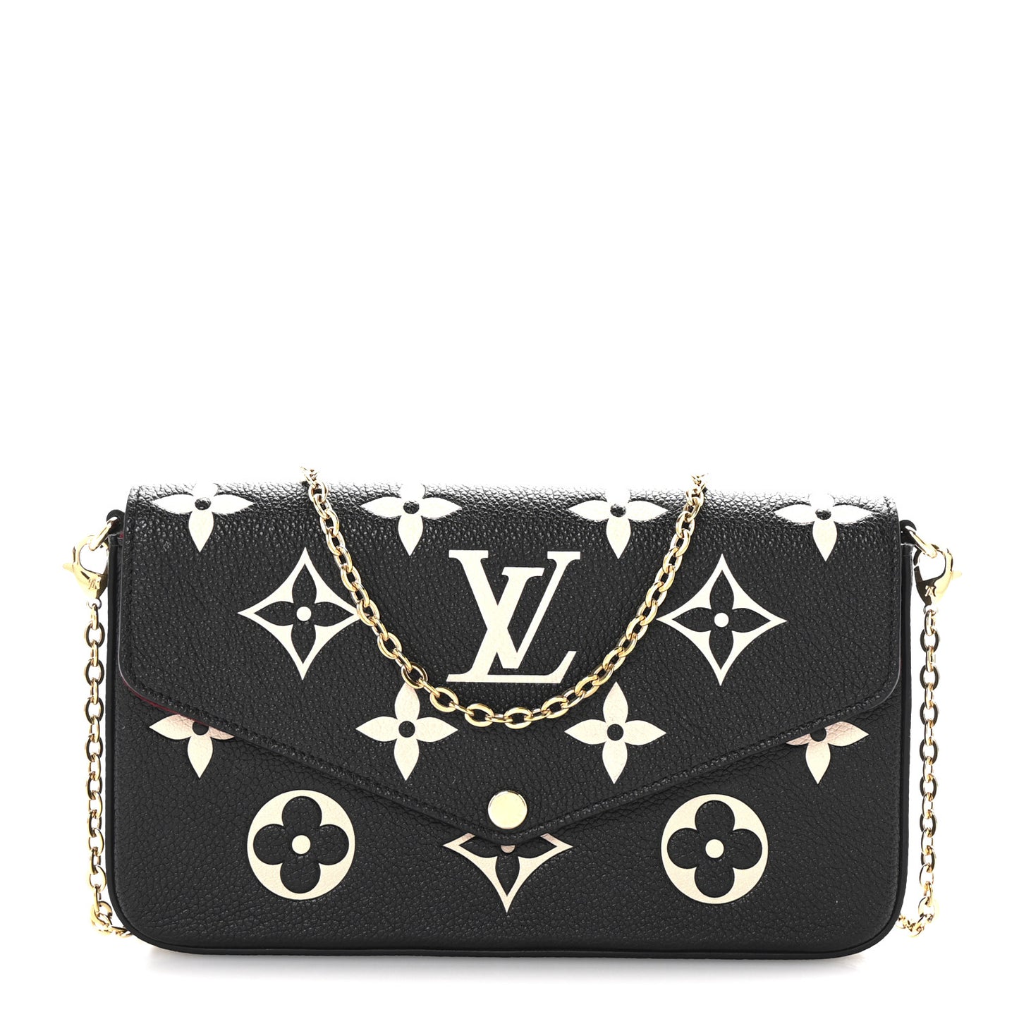 Empreinte Monogram Giant Felicie Pochette Black Beige