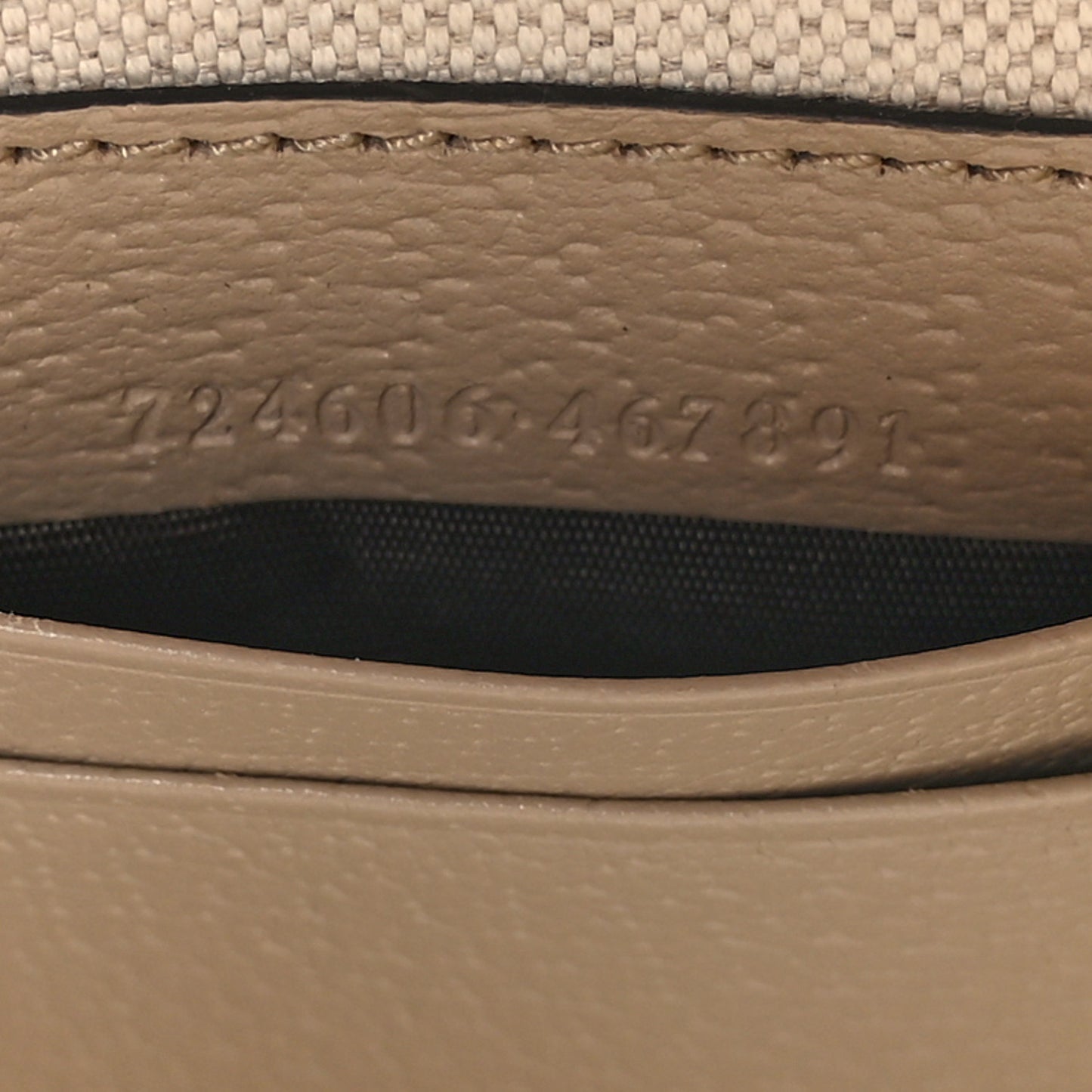 GG Supreme Monogram Textured Dollar Calfskin Web Mini Ophidia Top Handle Bowler Bag Beige Mystic White Oatmeal