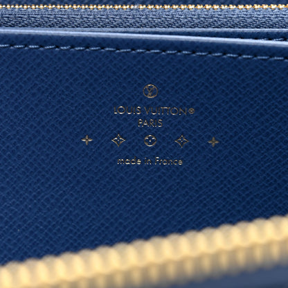 Louis Vuitton Monogram Denim Zippy Wallet NM Blue 6 of 6