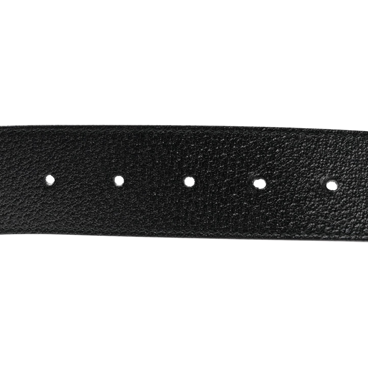 Textured Calfskin Double G 40mm Belt 85 34 Black