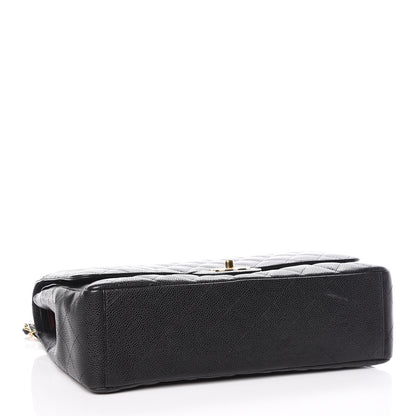 Chanel Caviar Quilted Maxi Double Flap Black 4 of 13