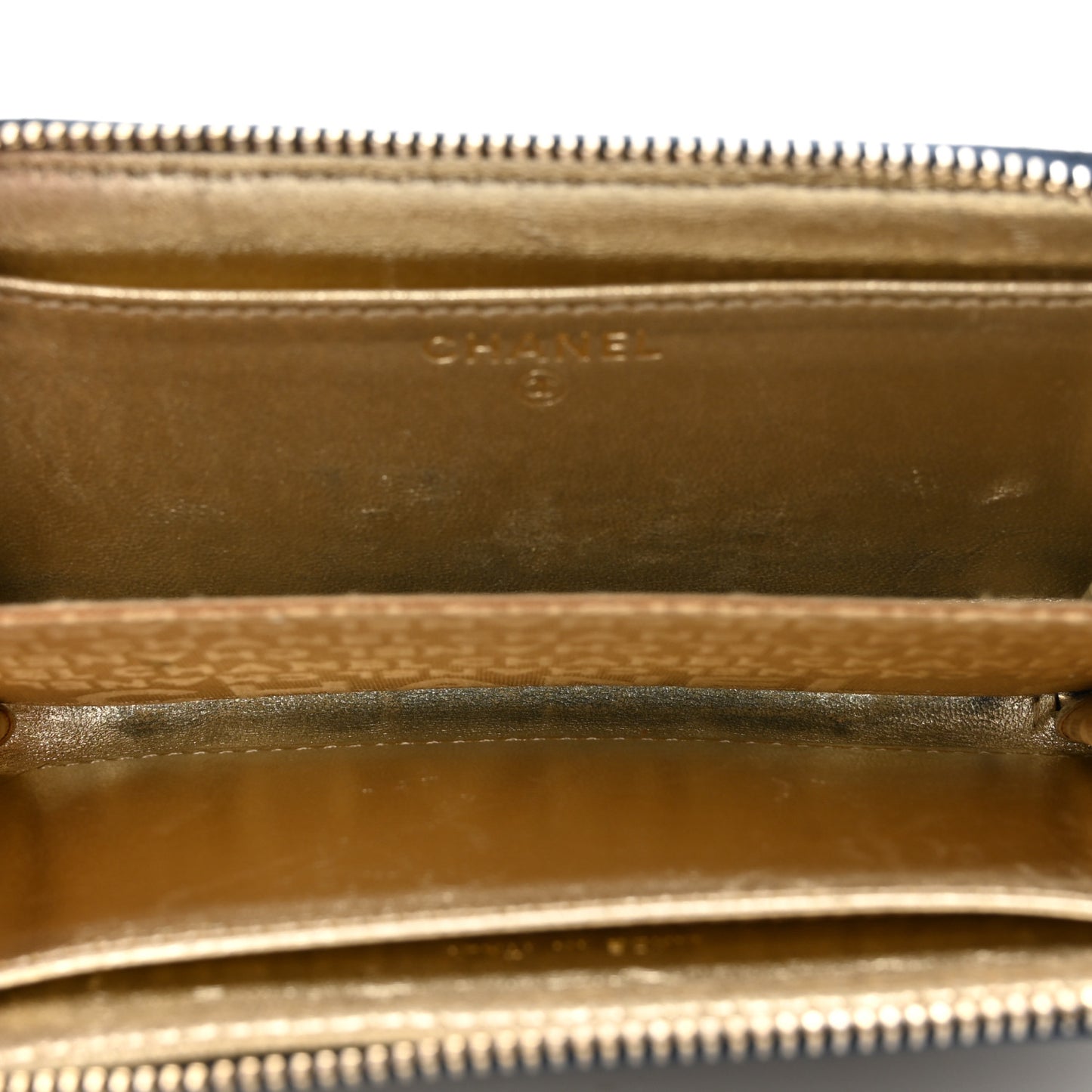 Denim CC Zip Around Wallet