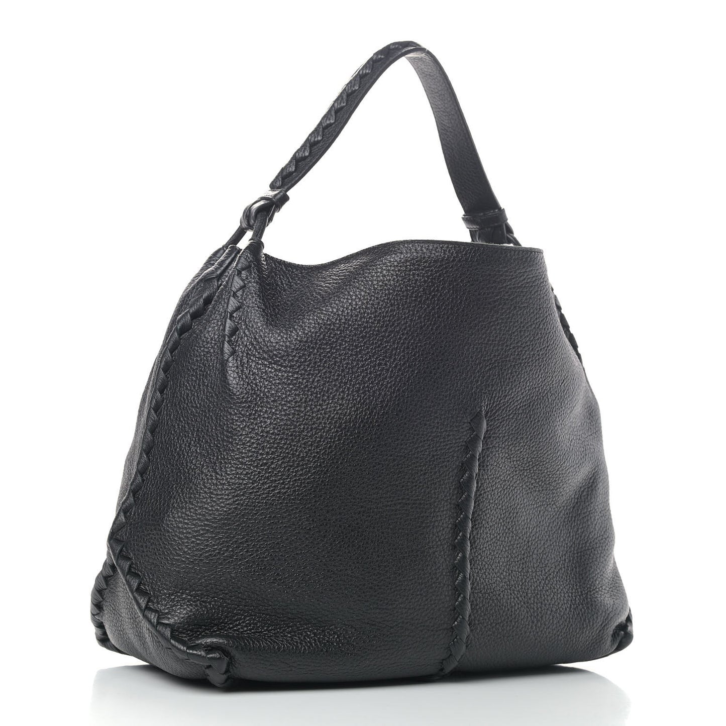 Cervo Deerskin Hobo Black