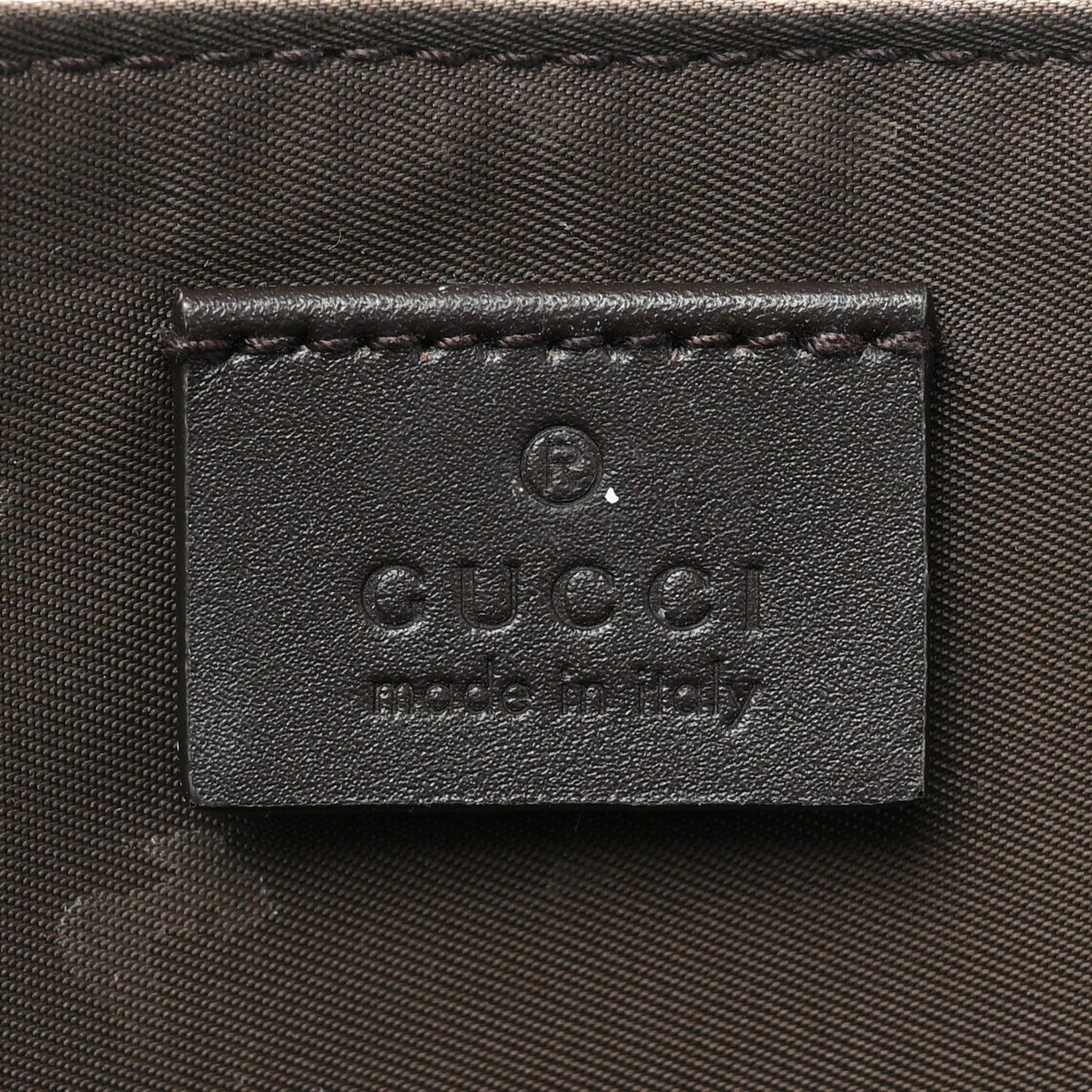 GG Plus Monogram Messenger Diaper Bag Dark Brown