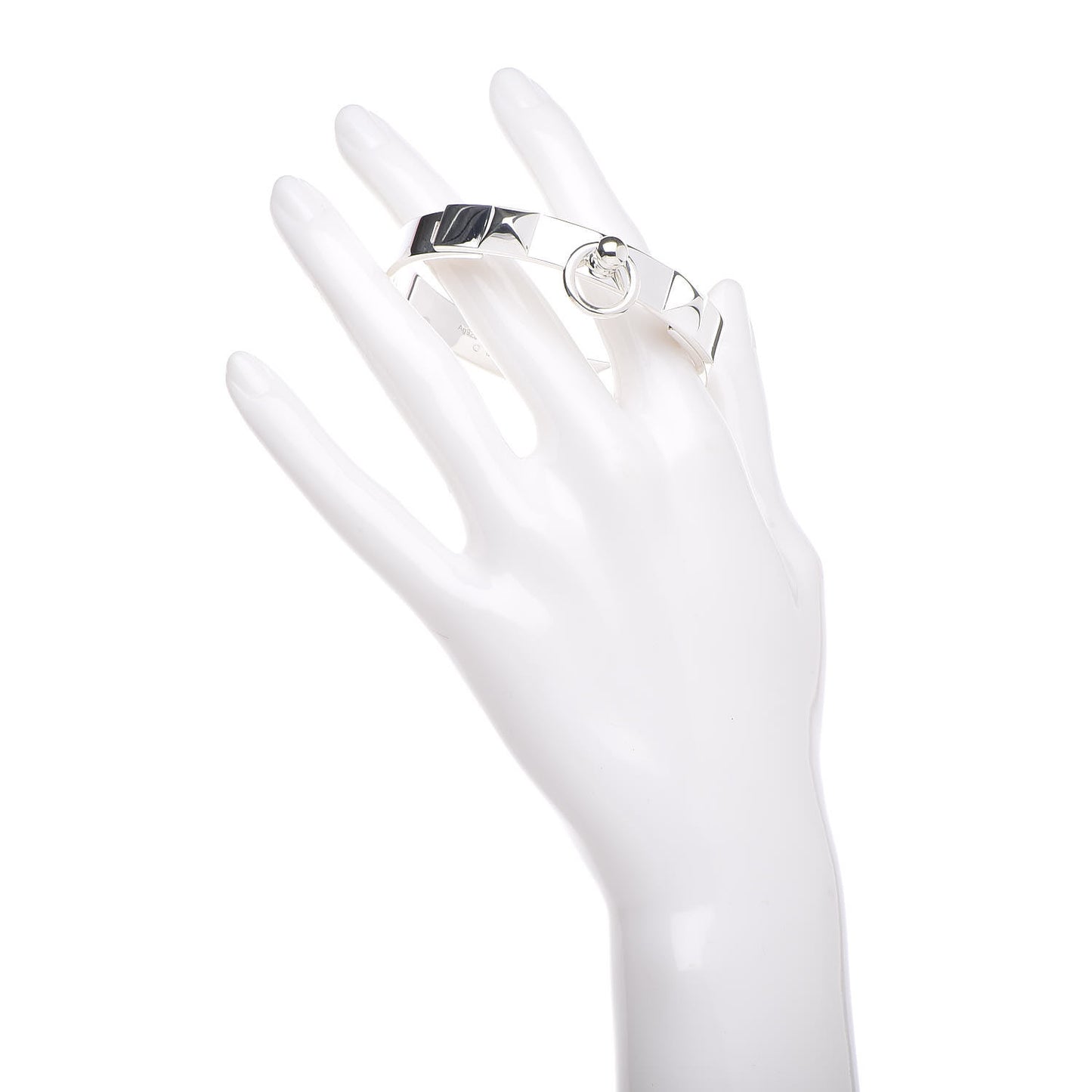 Sterling Silver PM Collier De Chien Bracelet LG