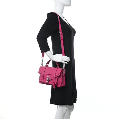 Proenza Schouler Lambskin Tiny PS1 Satchel Fleur de Lys 2 of 10