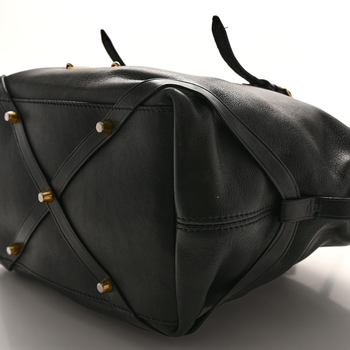 Calfskin House Check Small Salisbury Tote Black