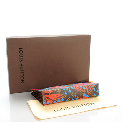 Louis Vuitton Monogram Jungle Dots Toiletry Pouch 26 Coquelicot Denim 4 of 7