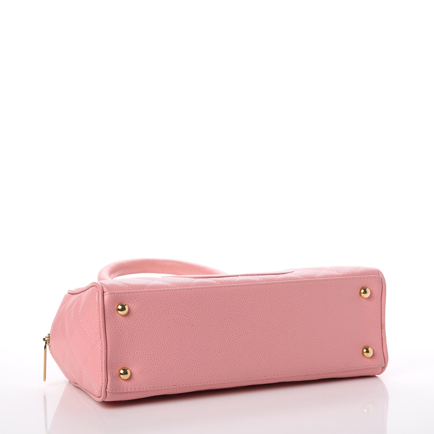 Chanel Caviar Quilted Small Bowler Pink 4 of 15