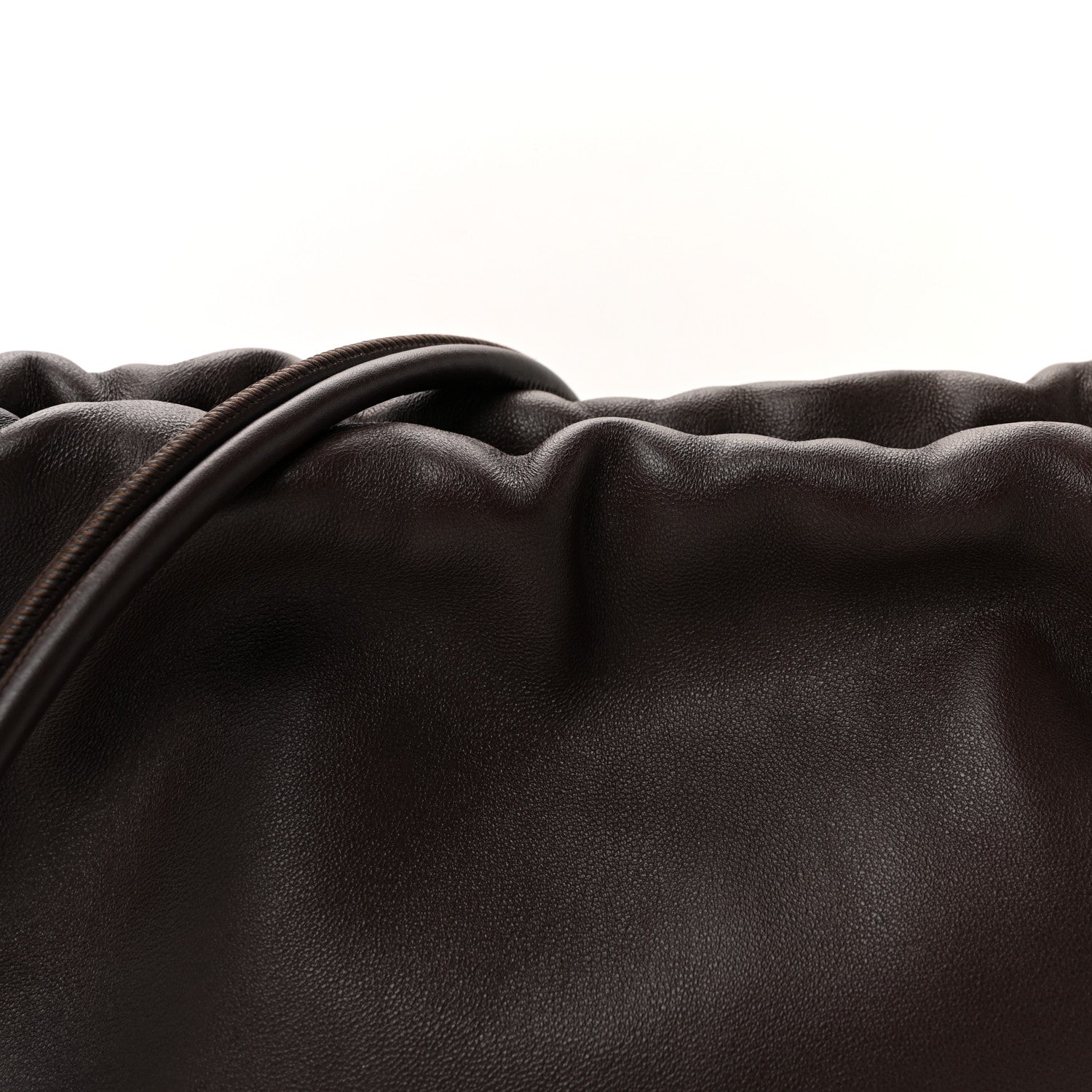 Loewe Mellow Nappa Medium Donut Chain Flamenco Knot Clutch Dark Burgundy 8 of 11