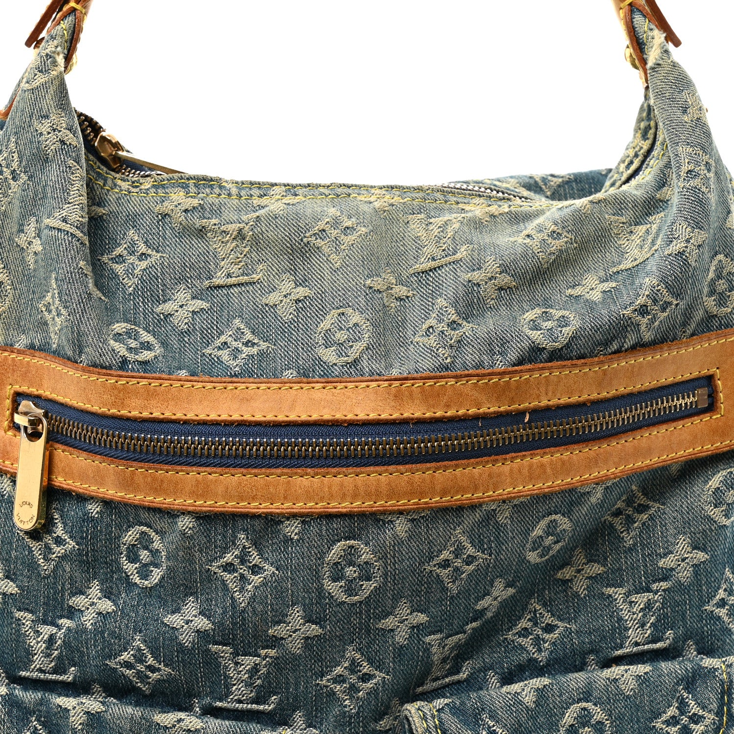 Louis Vuitton Denim Baggy GM Blue 7 of 13